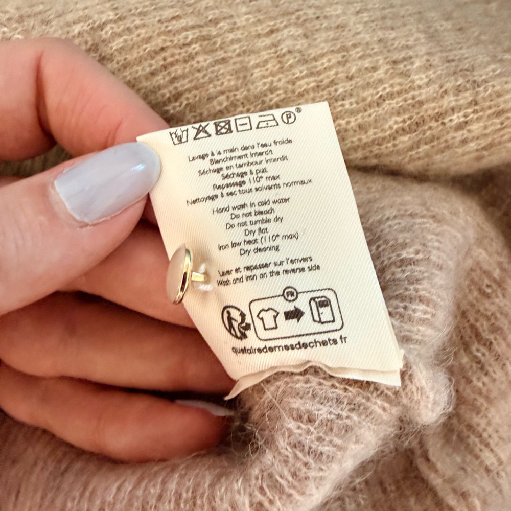 Sezane Barry Cardigan Light Beige - Picture 4 of 6